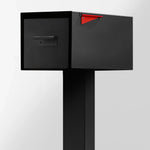 The Malone Modern Mailbox with Post by Post & Porch; a post-mount mailbox that boosts curb appeal
