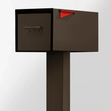 The Malone Modern Mailbox with Post by Post & Porch; a post-mount mailbox that boosts curb appeal