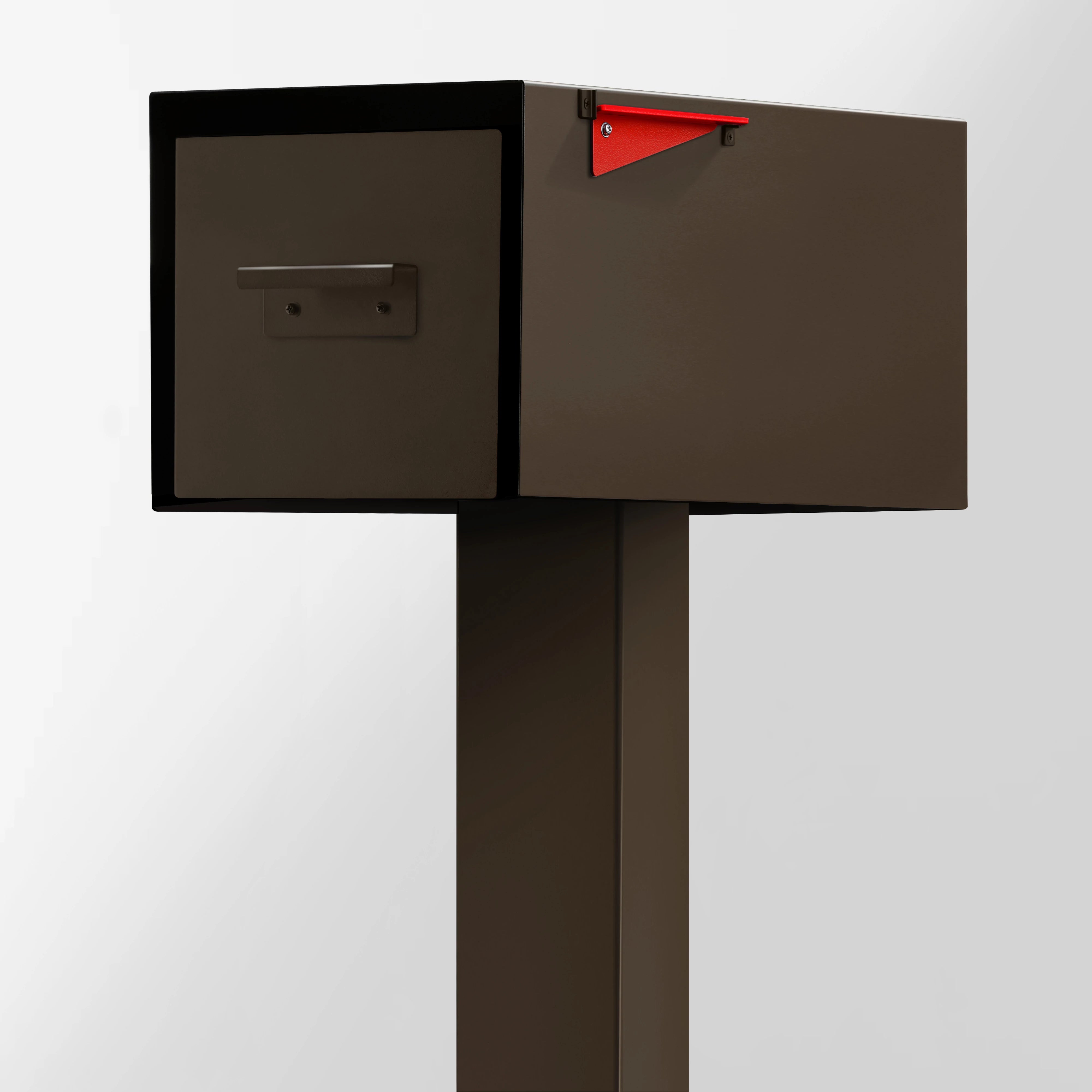 The Malone Modern Mailbox with Post by Post & Porch; a post-mount mailbox that boosts curb appeal