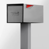 The Malone Modern Mailbox with Post by Post & Porch; a post-mount mailbox that boosts curb appeal
