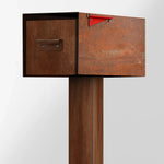 The Malone Modern Mailbox with Post by Post & Porch; a post-mount mailbox that boosts curb appeal