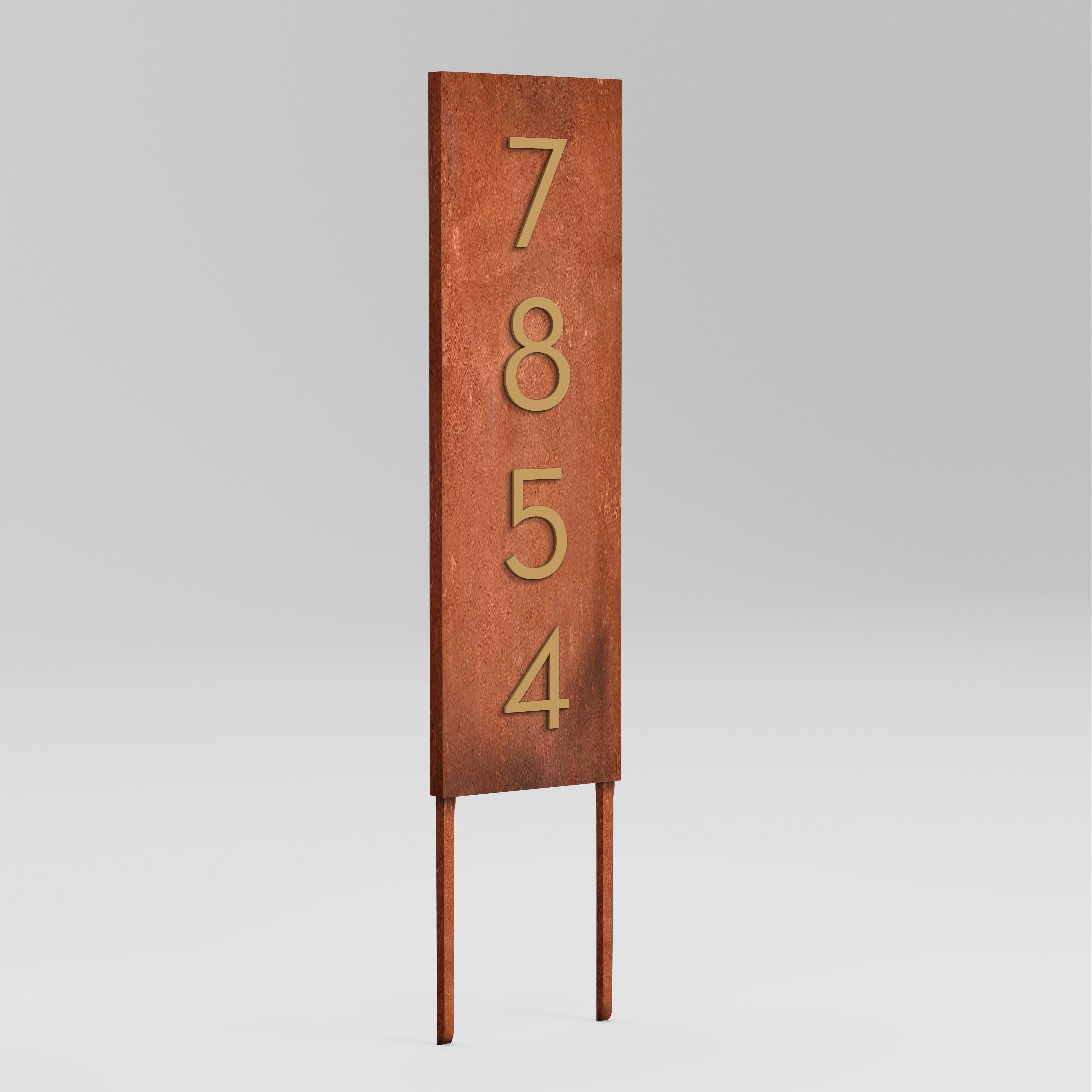 Welcome Home House Number Yard Address Sign