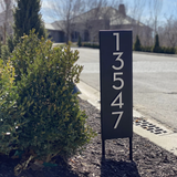 Welcome Home House Number Yard Address Sign