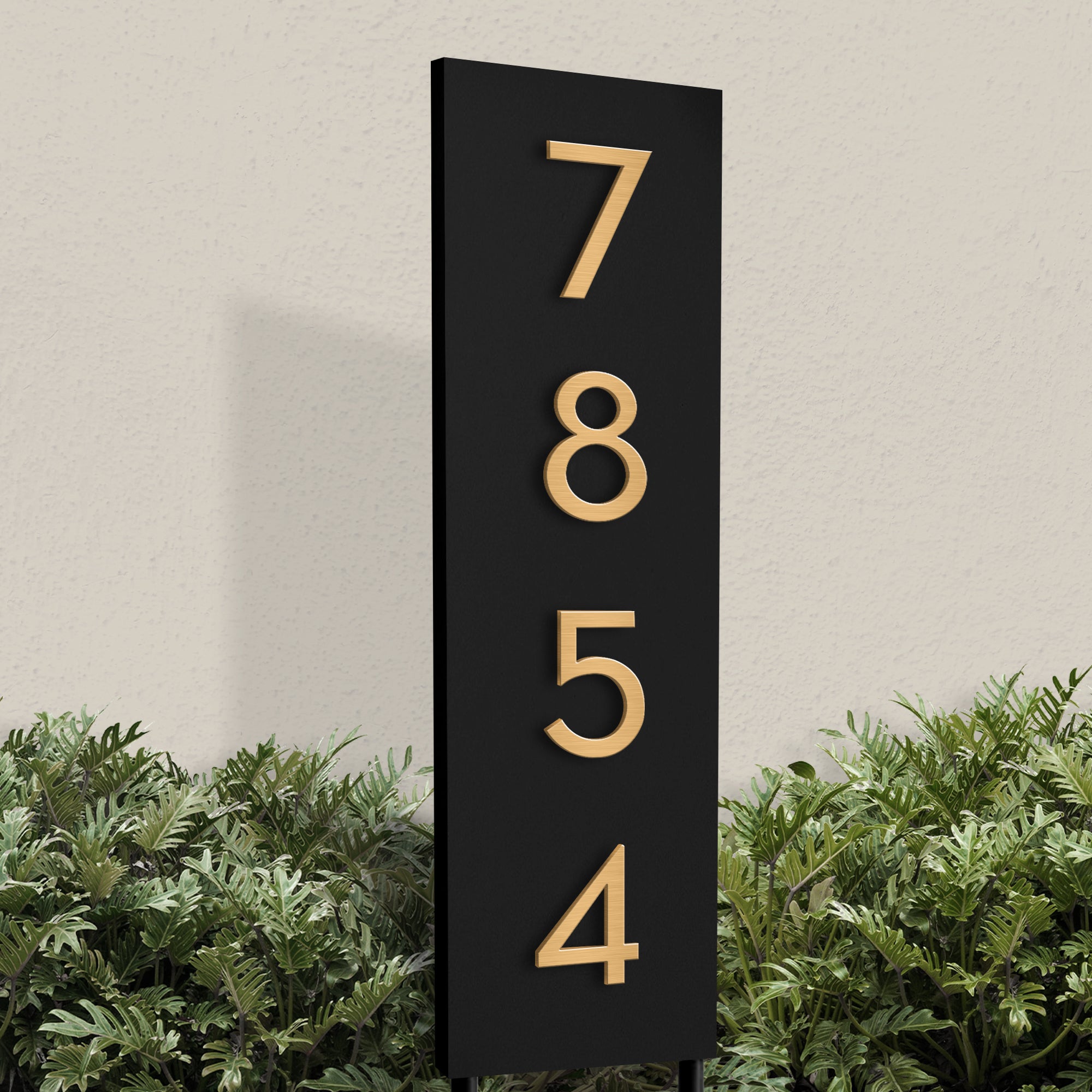 Welcome Home House Number Yard Address Sign