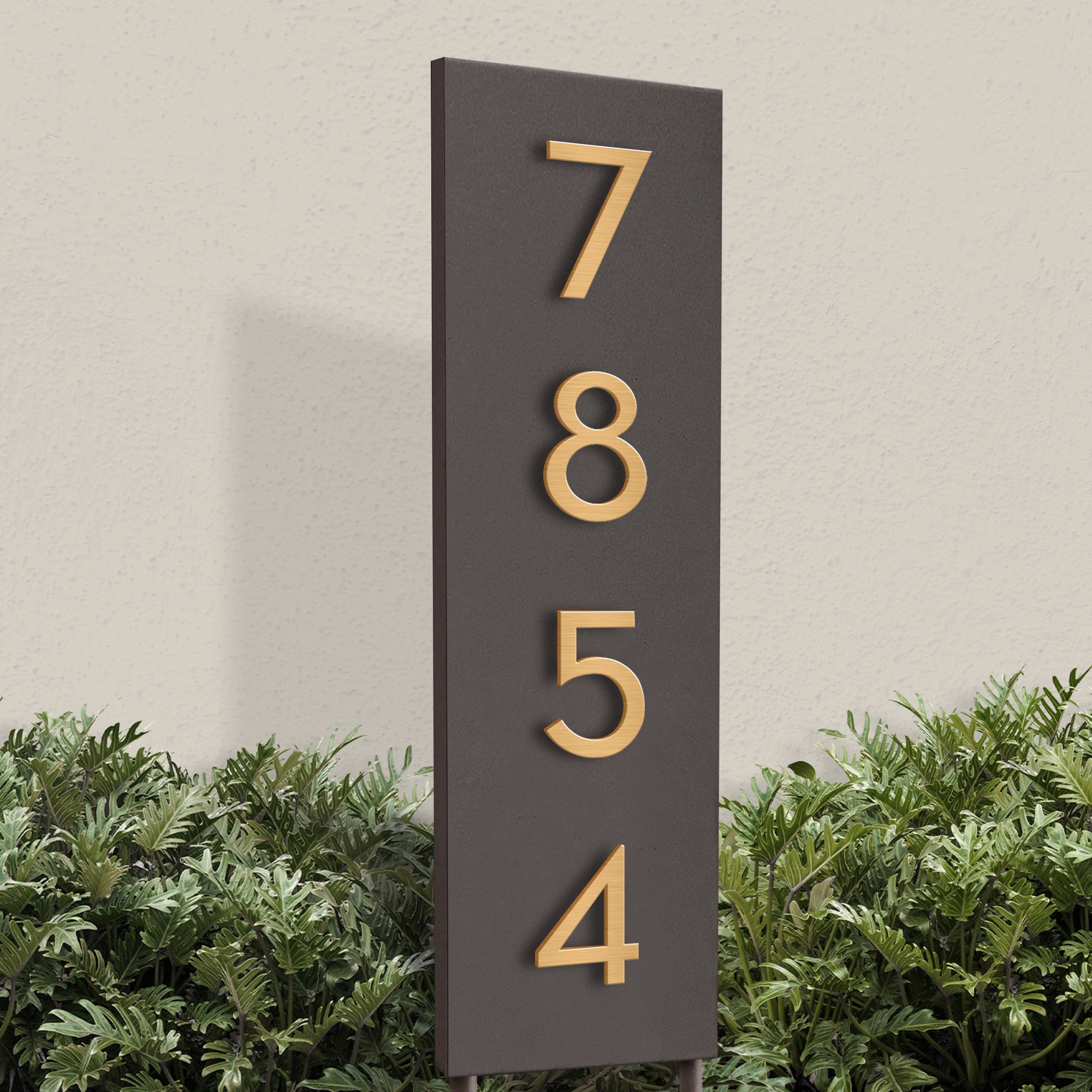 Welcome Home House Number Yard Address Sign