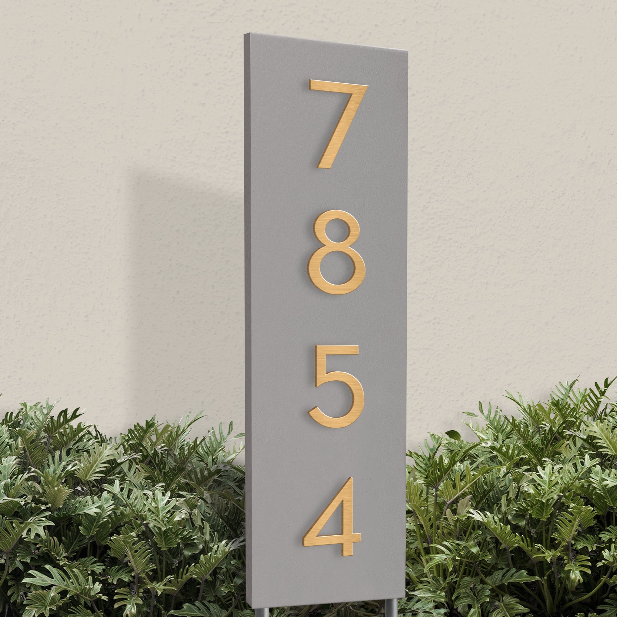 Welcome Home House Number Yard Address Sign