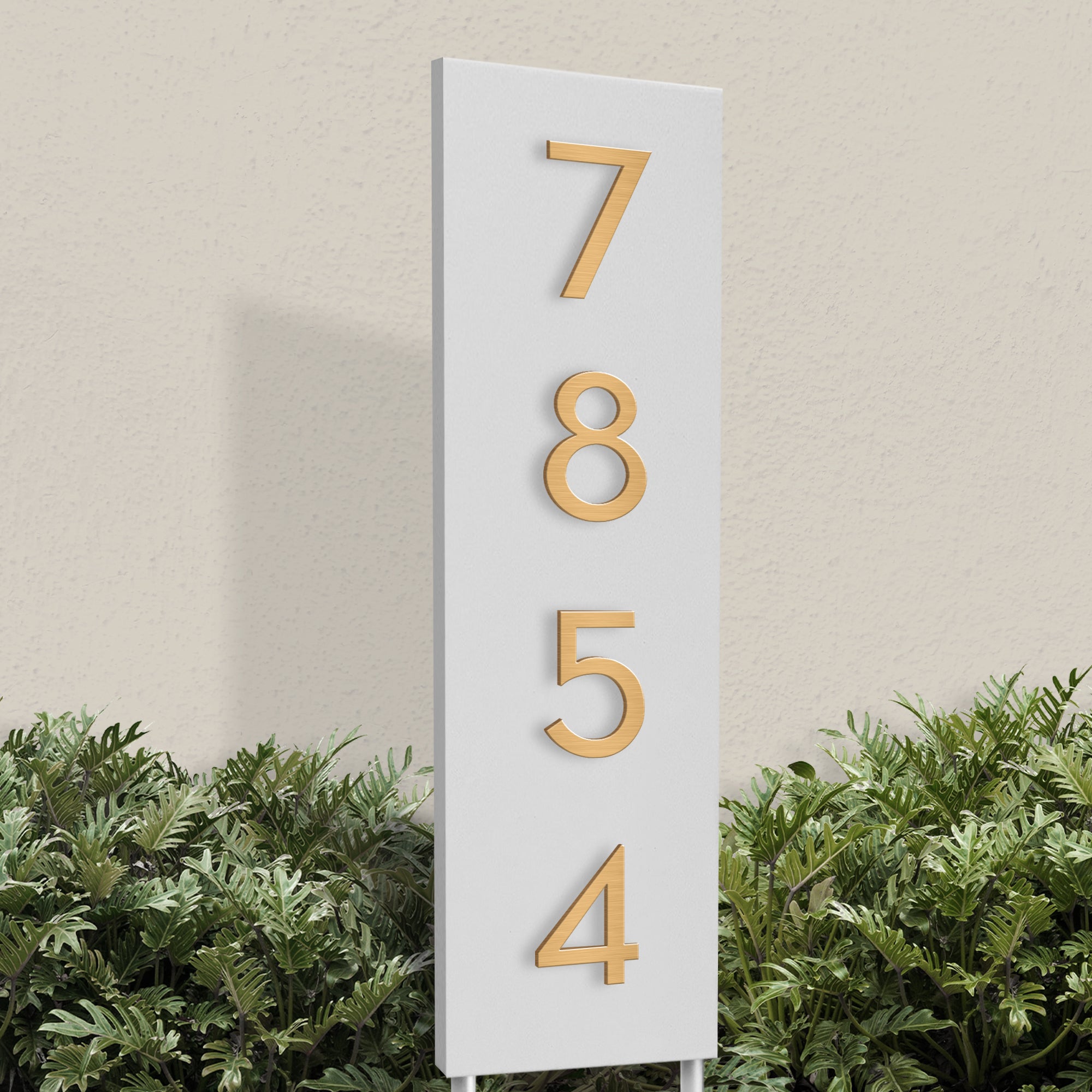 Welcome Home House Number Yard Address Sign