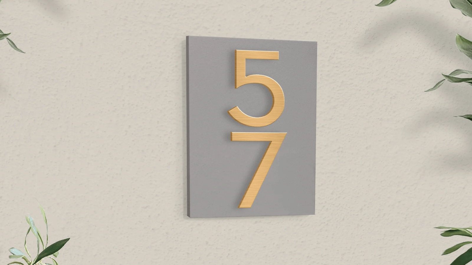 How to Install Your Small Simply Sweet Address Plaque; a true curb appeal upgrade by Post & Porch