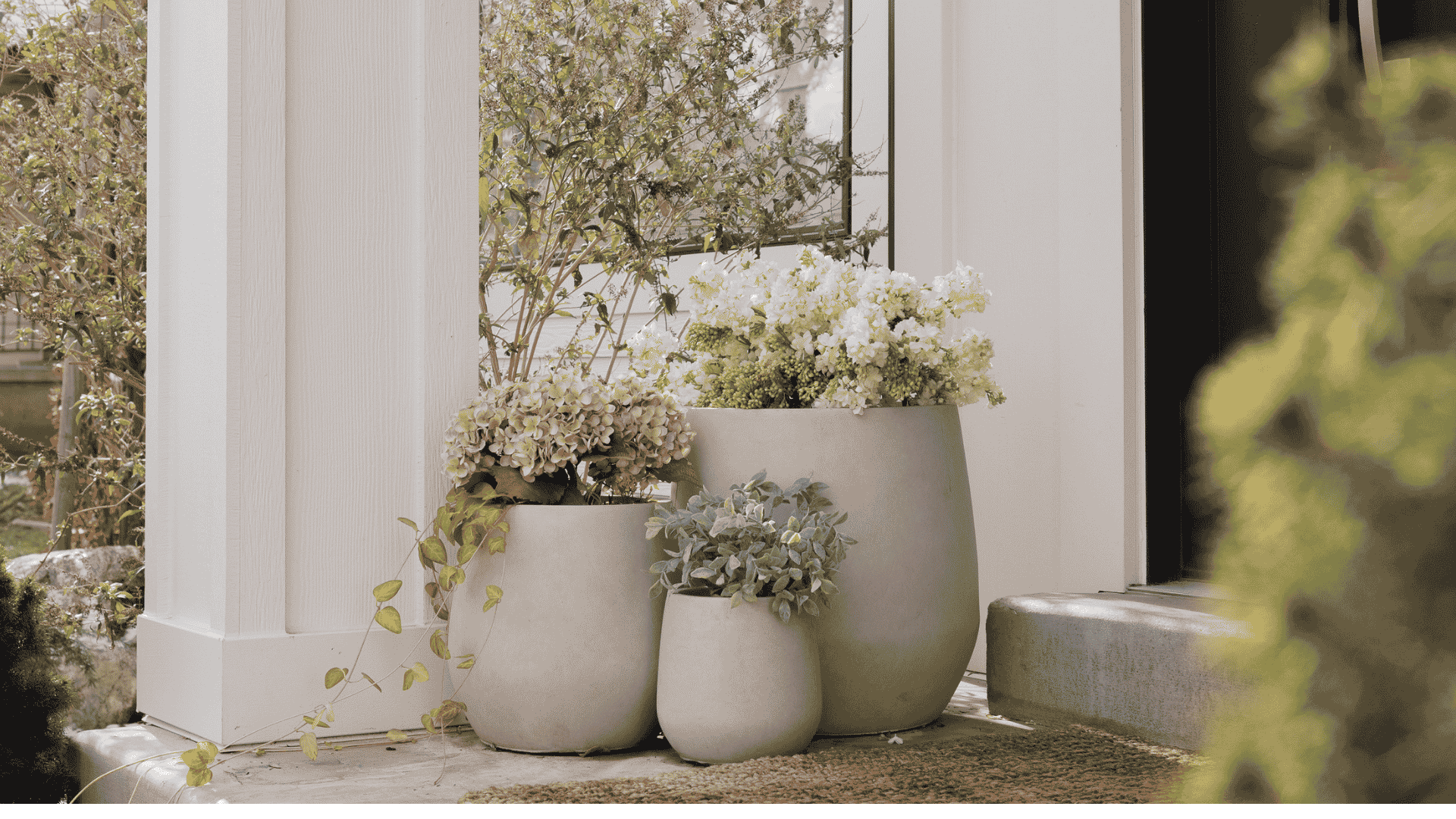 Why We Chose Ficonstone For Our Modern Porch Planters