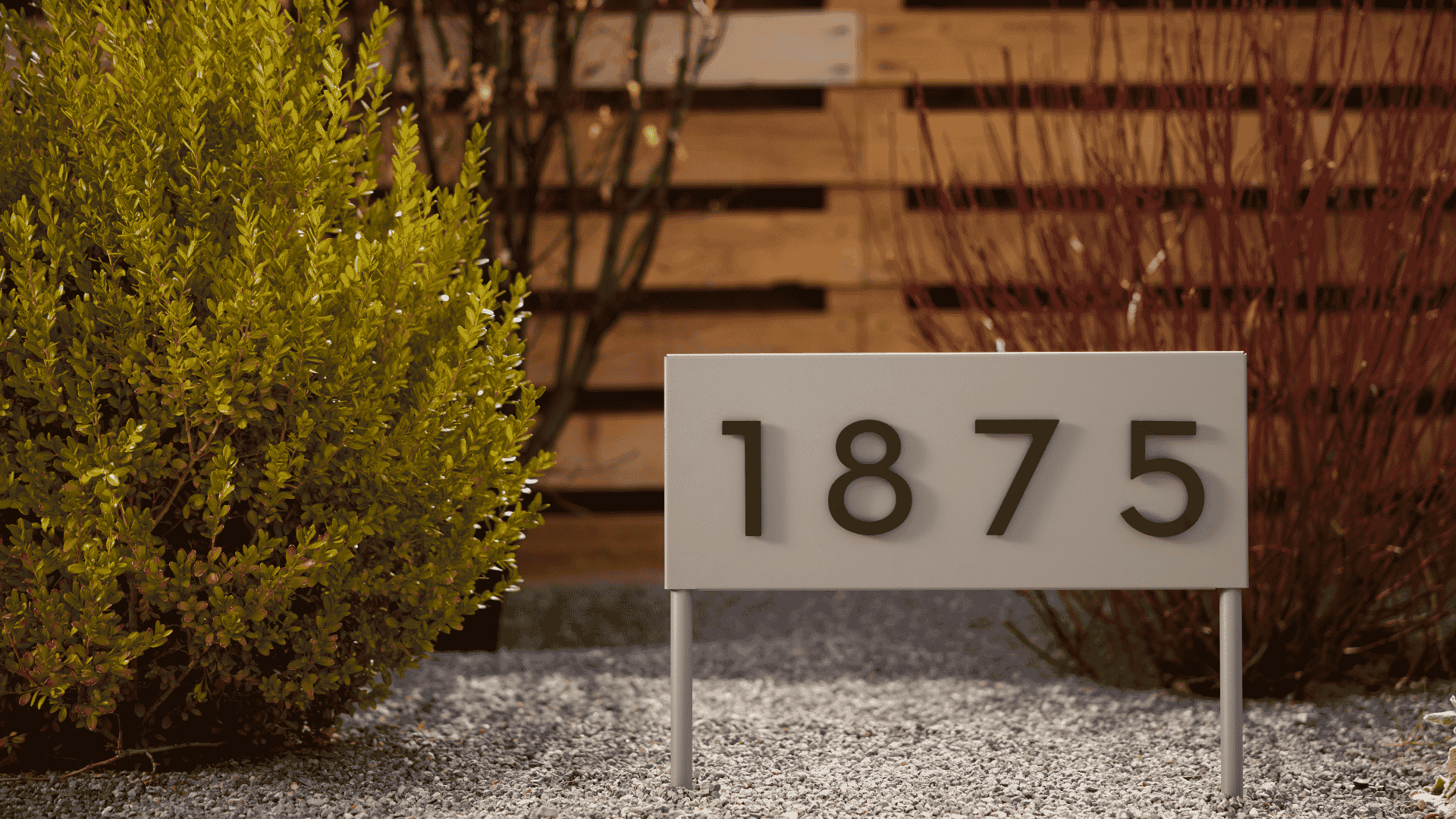 House Number Sign Trends We’re Seeing in 2025