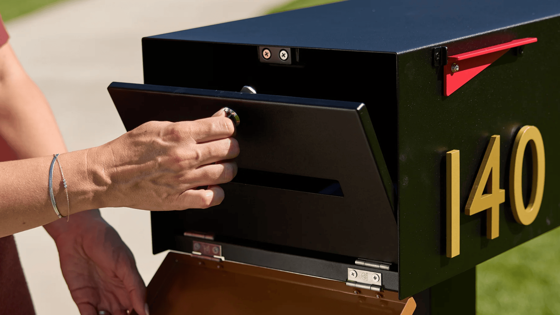 What Makes a Modern Locking Mailbox “Luxury”? by Post & Porch, home of curb appeal accessories