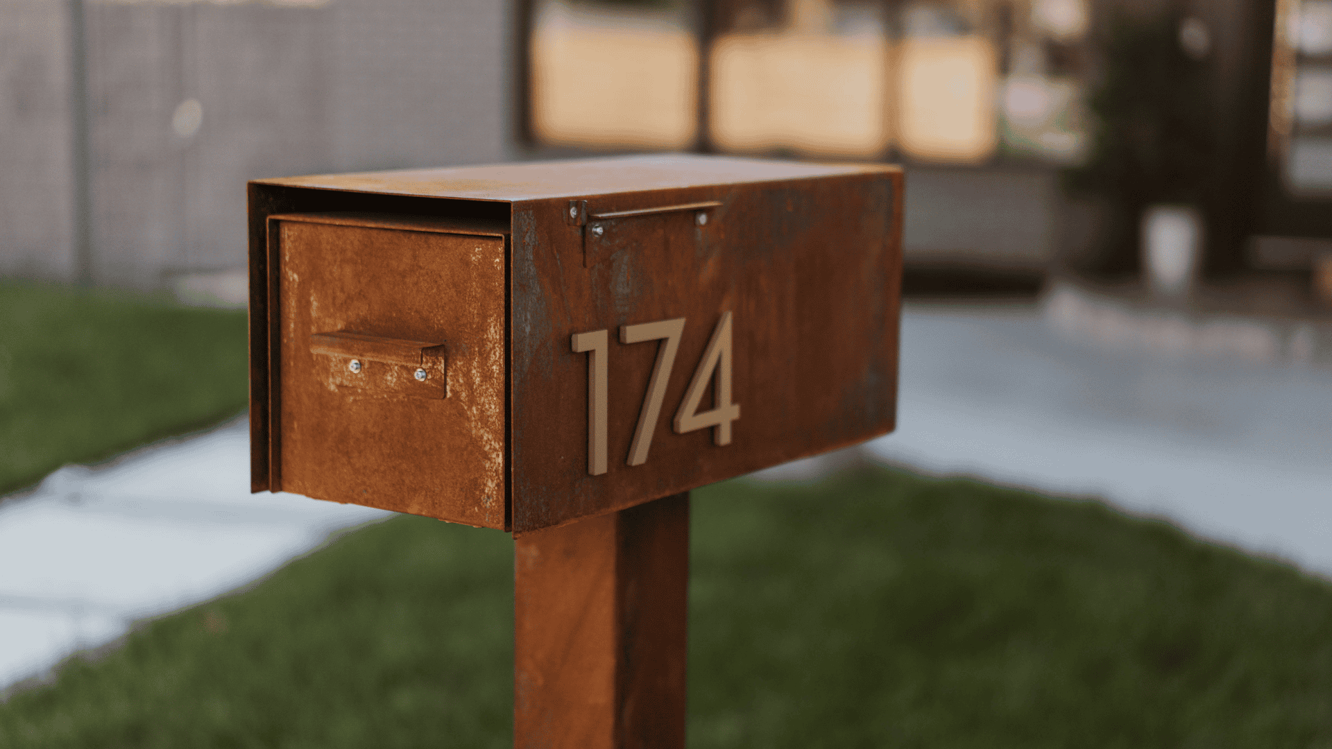 Color Theory For Modern Mailbox Numbers