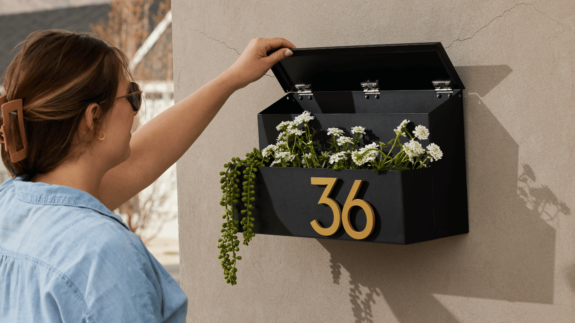 Mailbox In Rendered Wall 8 Modern Wall Mailboxes That Combine Style and Function–Post & Porch