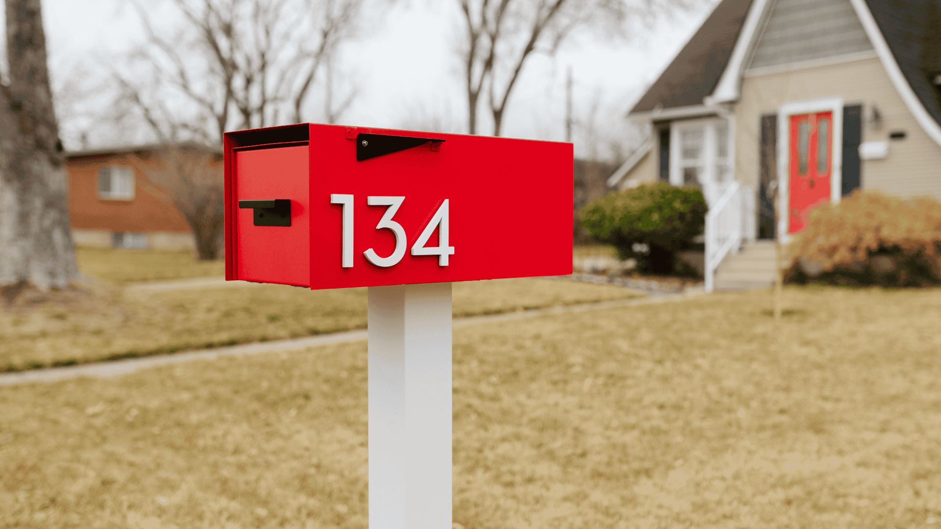 10 Easy Steps To Re-Painting A Mailbox by Post & Porch, home of curb appeal accessories for the front porch and beyond