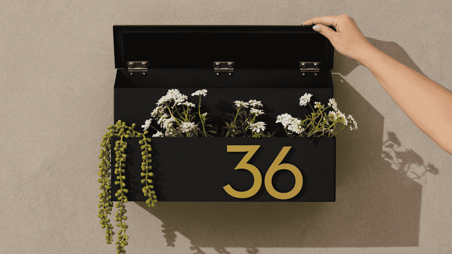 How to Install The Garden Wall-Mounted Mailbox by Post & Porch, home of curb appeal accessories and modern hanging mailboxes for boosted curb appeal