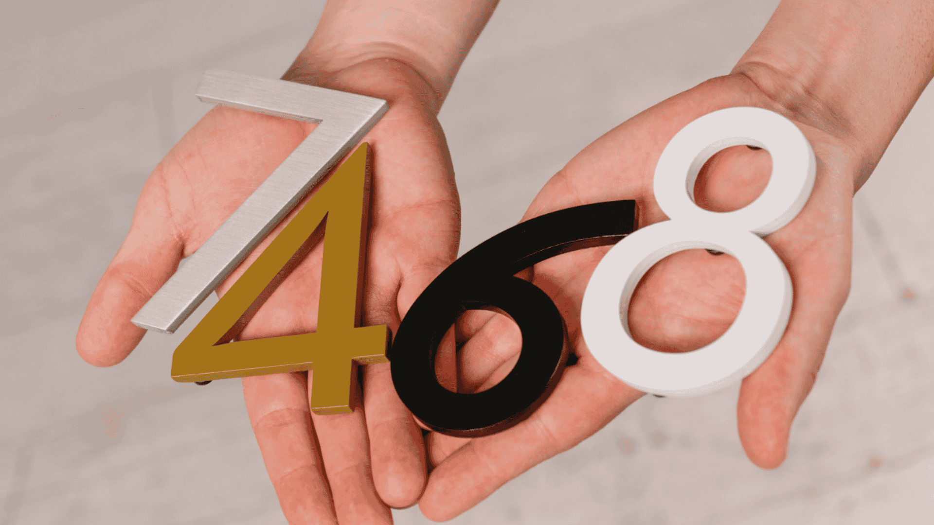 What Designing Mailbox Numbers Taught Us About House Number Plaques