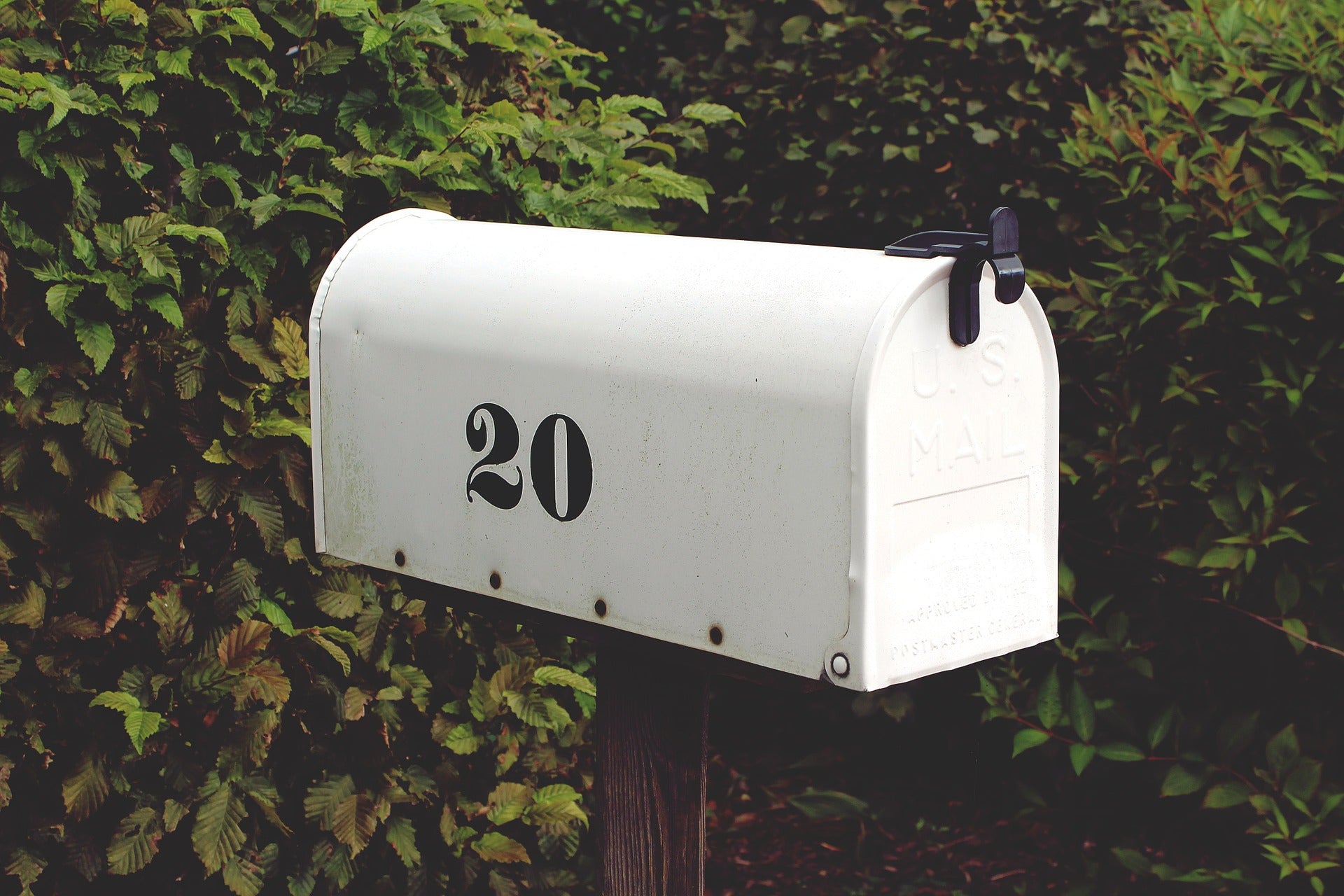 white mailbox