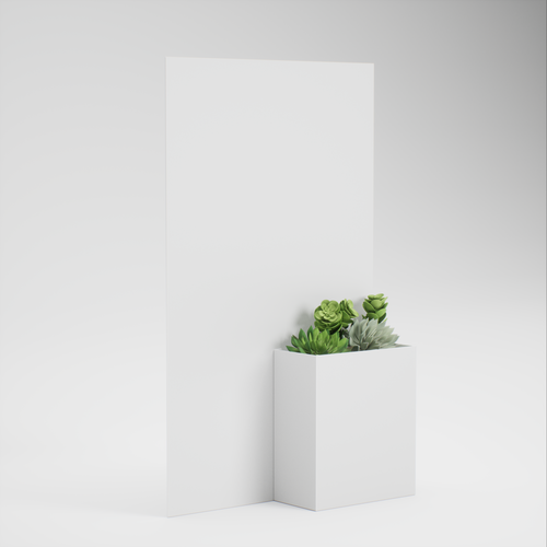 Curb Appeal Address Planter