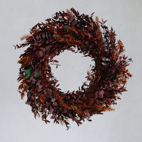 The Ember | Dried Eucalyptus Foliage Wreath