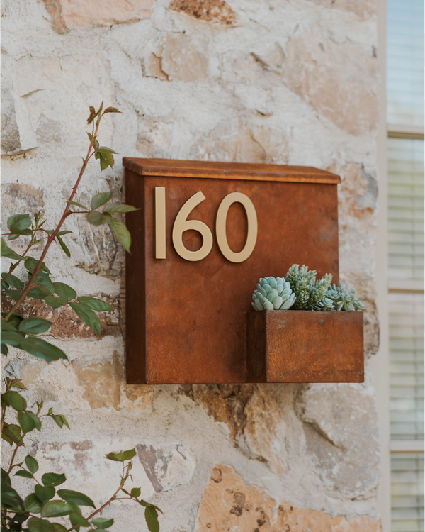 The Greetings Wall-Mounted Mailbox