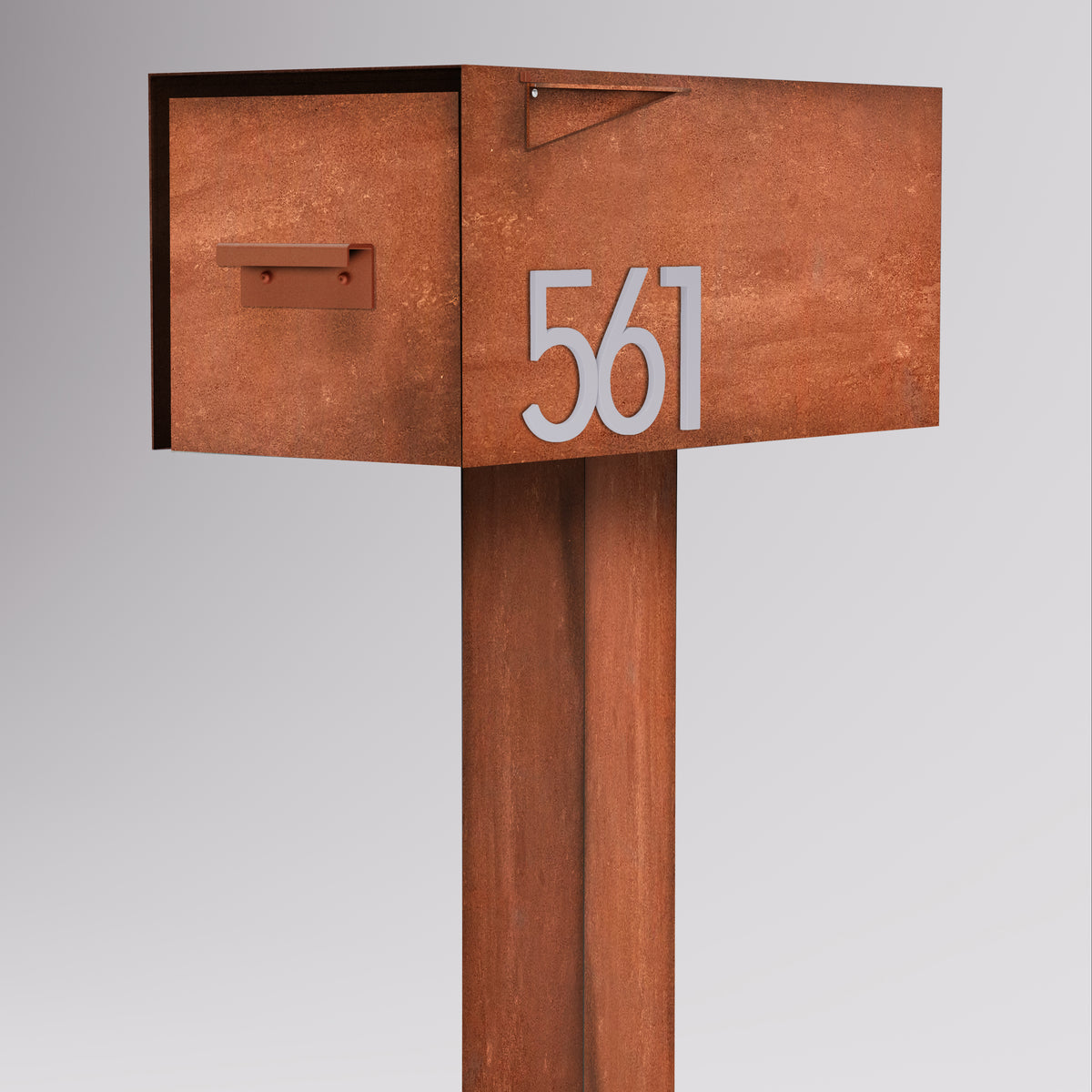 Malone Post Mount Mailbox | Modern Aspect–Post & Porch