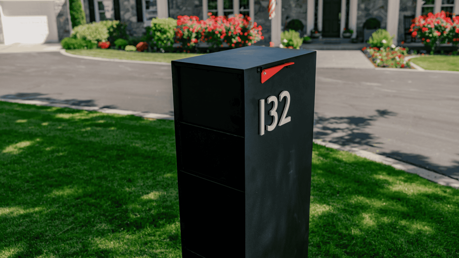 Secure package delivery box by Post & porch, home of modern mailboxes and outdoor decor