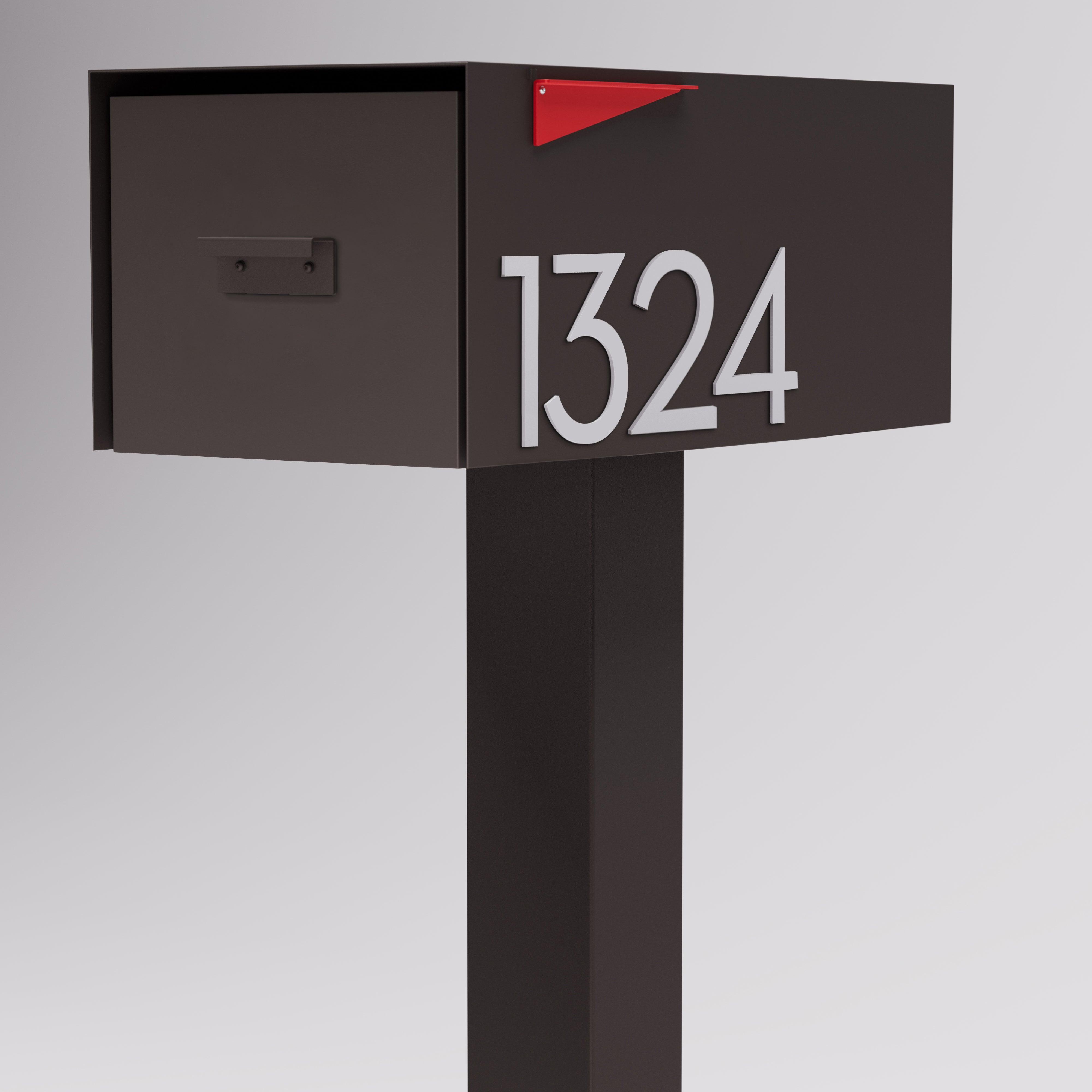 Malone Post Mount Mailbox | Modern Aspect – Post & Porch