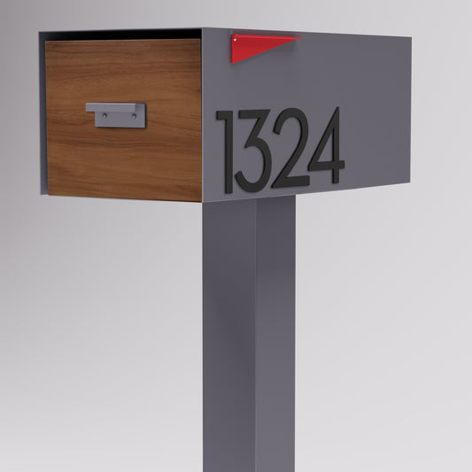 Malone Post Mount Mailbox | Modern Aspect – modernaspectshop