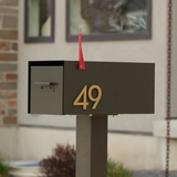 Malone Post‑Mounted Mailbox with Lock