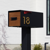 Sublimated Wood Door for Malone Mailbox and Large Mailbox