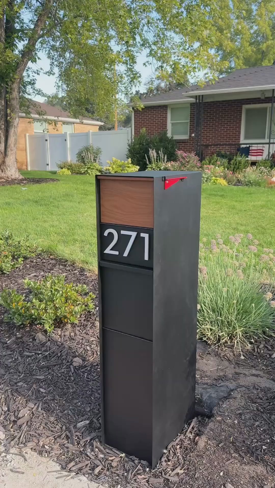 Secure package delivery box by Post & porch, home of modern mailboxes and outdoor decor