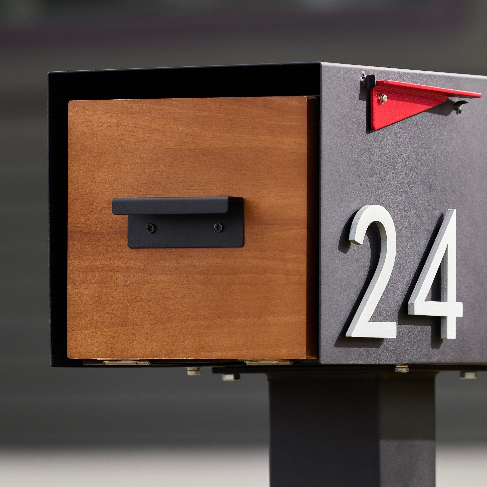 Malone Post Mount Modern Mailbox – Post & Porch