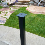 Metal Mailbox Post