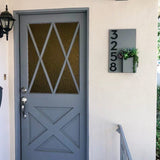 Curb Appeal Address Planter