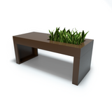 Solitude Planter Bench