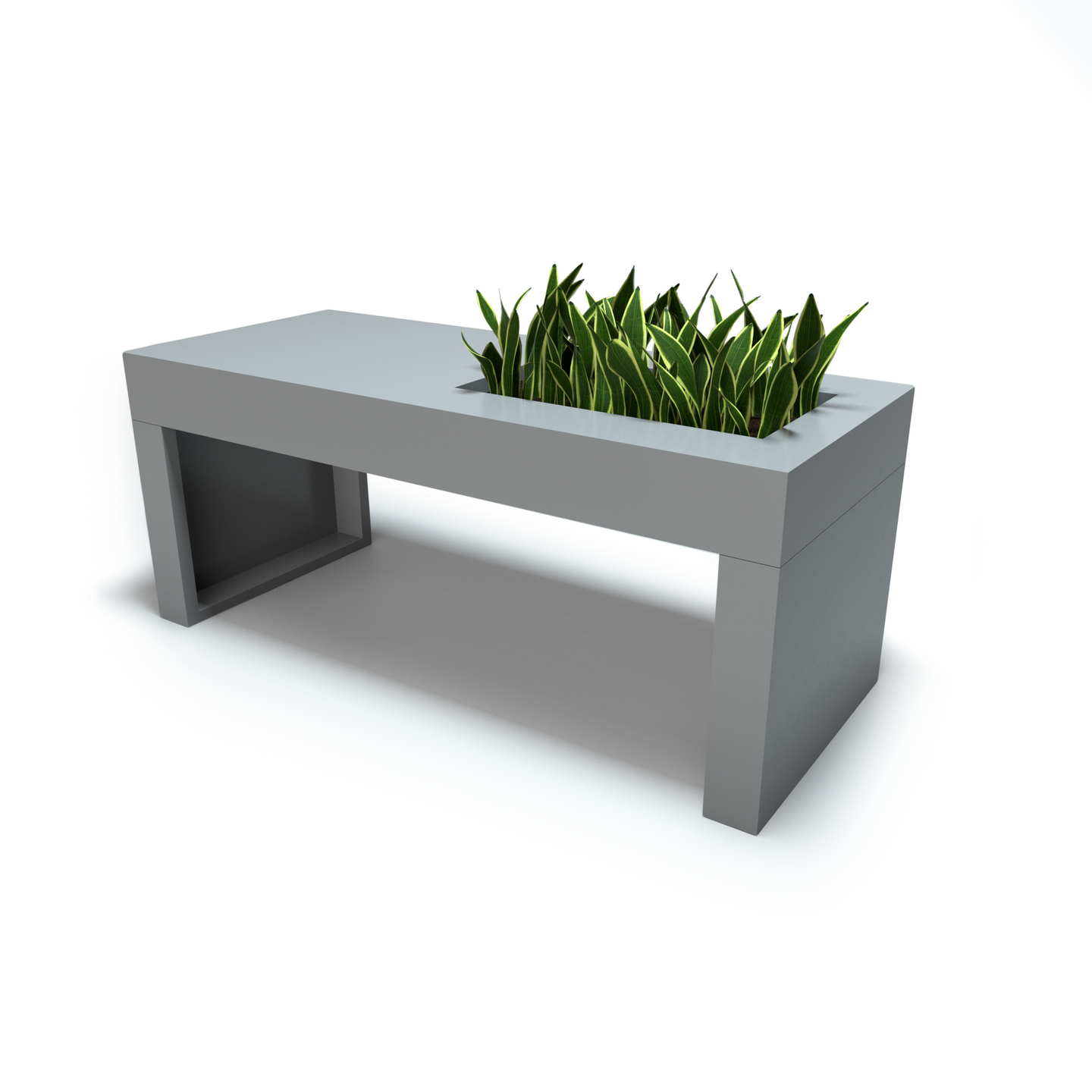 Solitude Planter Bench