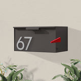 Short Stack Wall-Mounted Mailbox