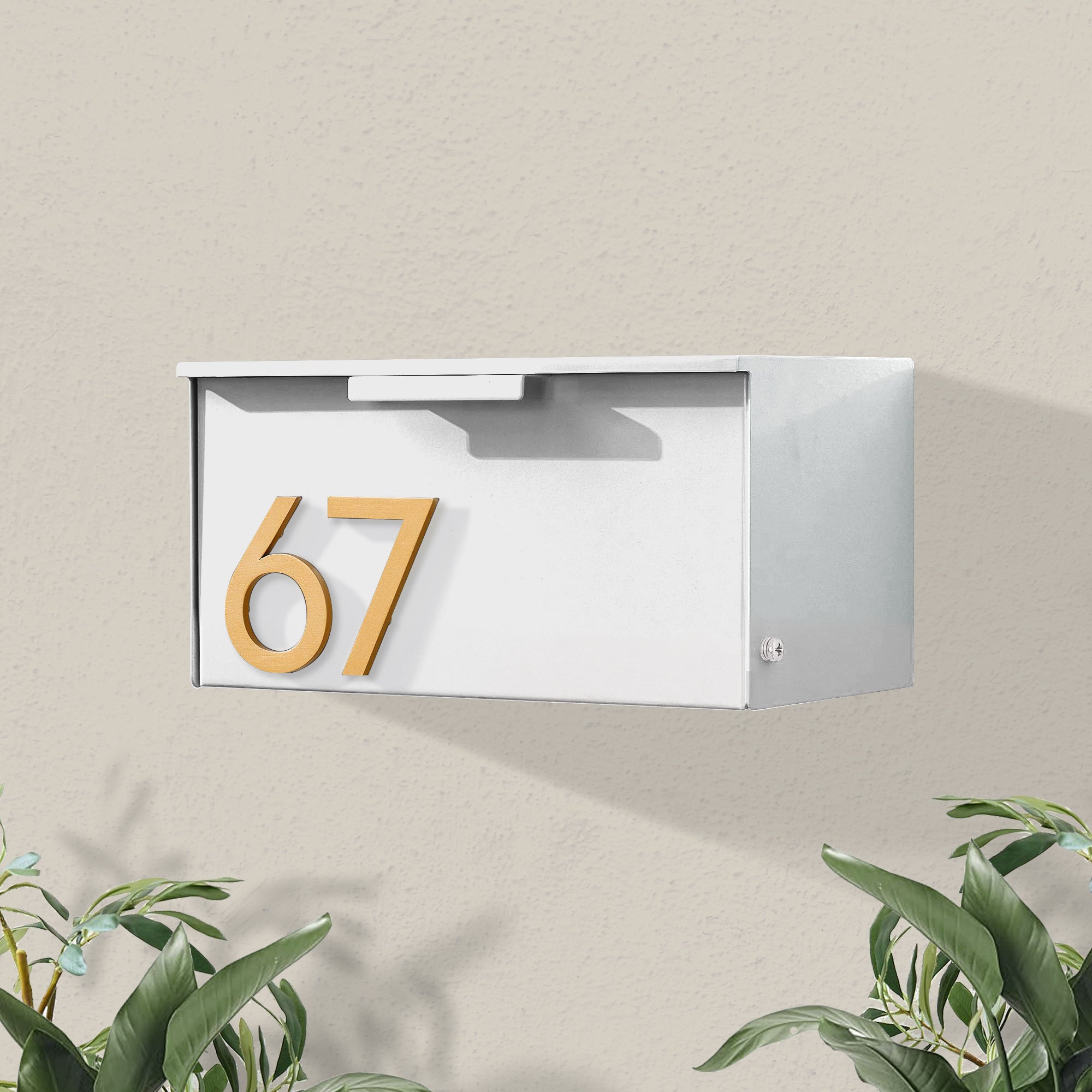 Short Stack Wall-Mounted Mailbox