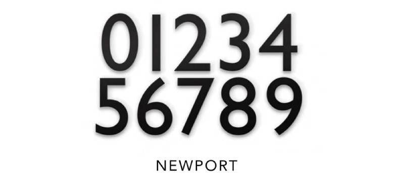 Select Newport font