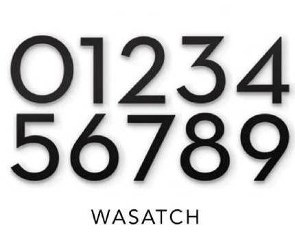 Select Wasatch font