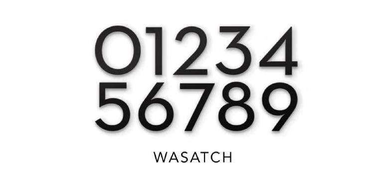 Select Wasatch font